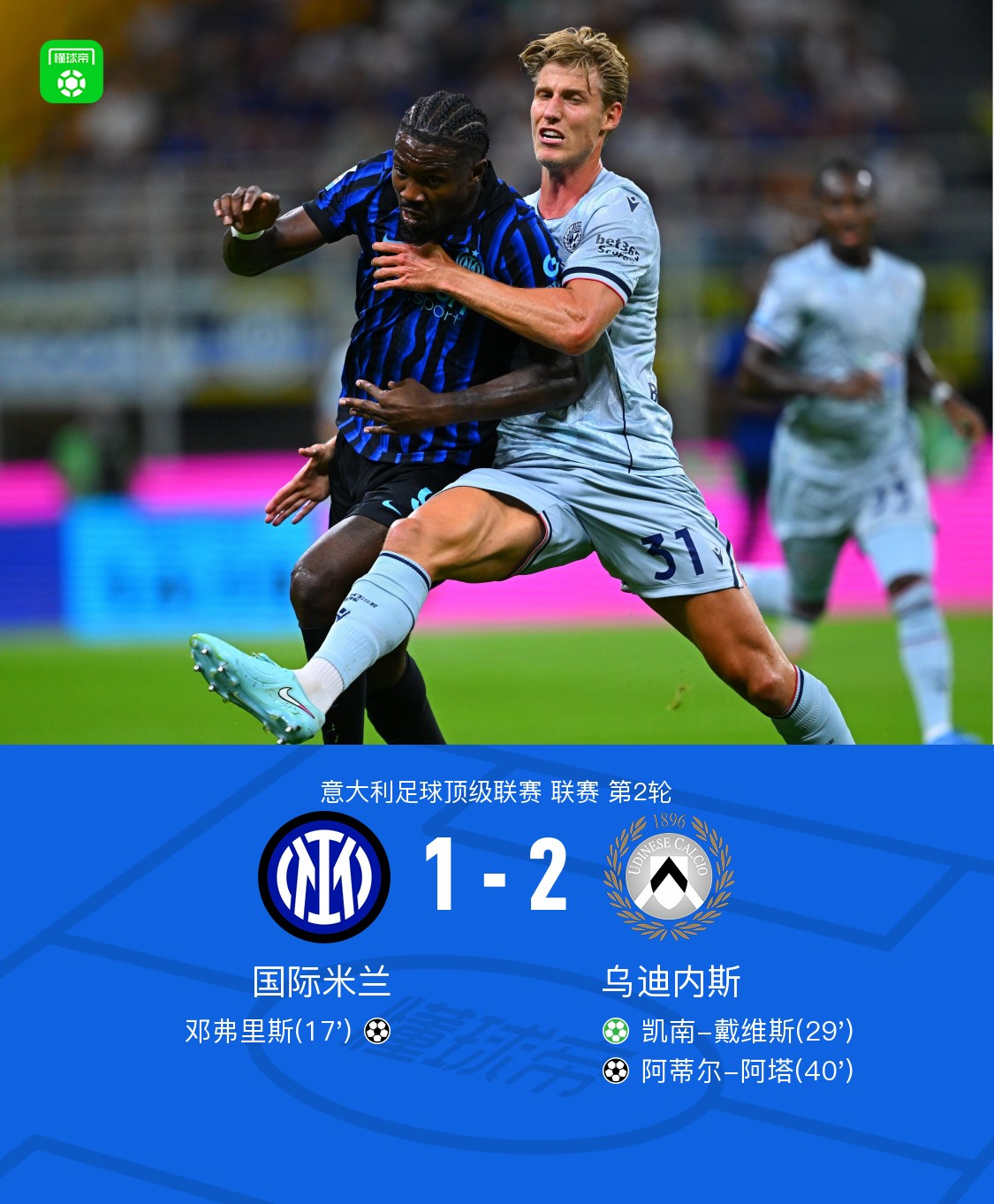 乌迪内斯主场逆转，豪取胜利的简单介绍